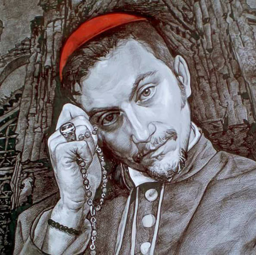 Портрет на Светозар Кнезовски от Пенка Гайдарова