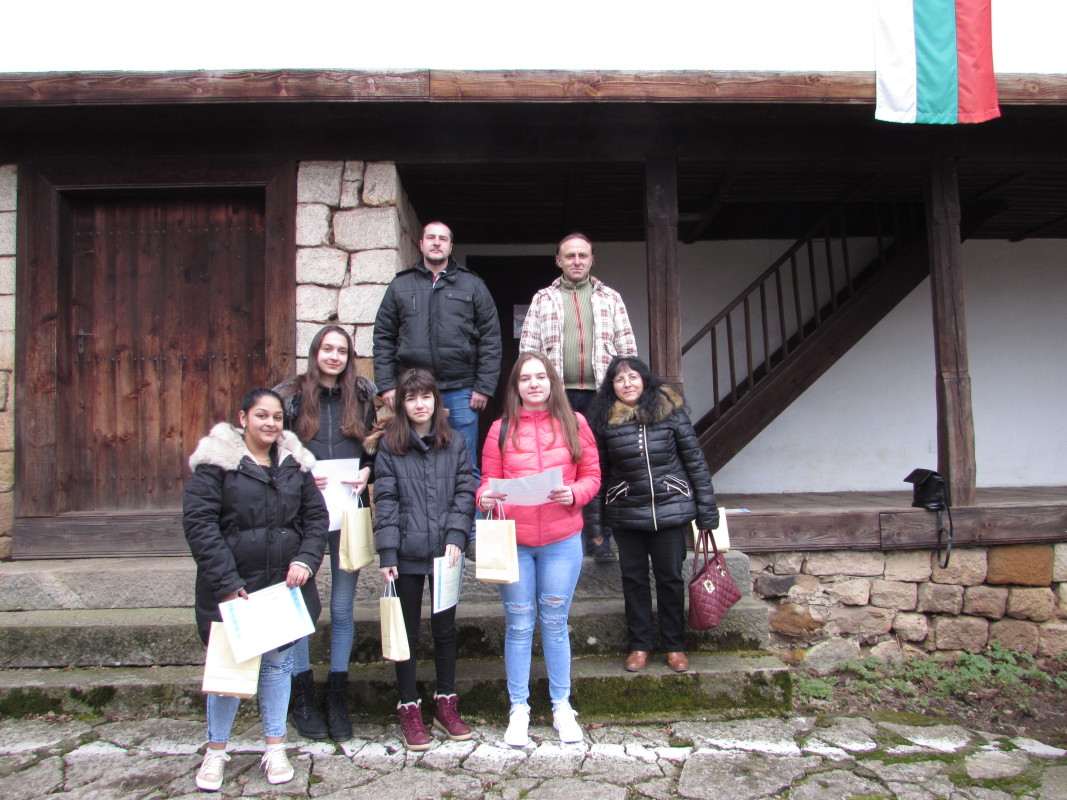 наградени ученици от Исторически музей Белоградчик