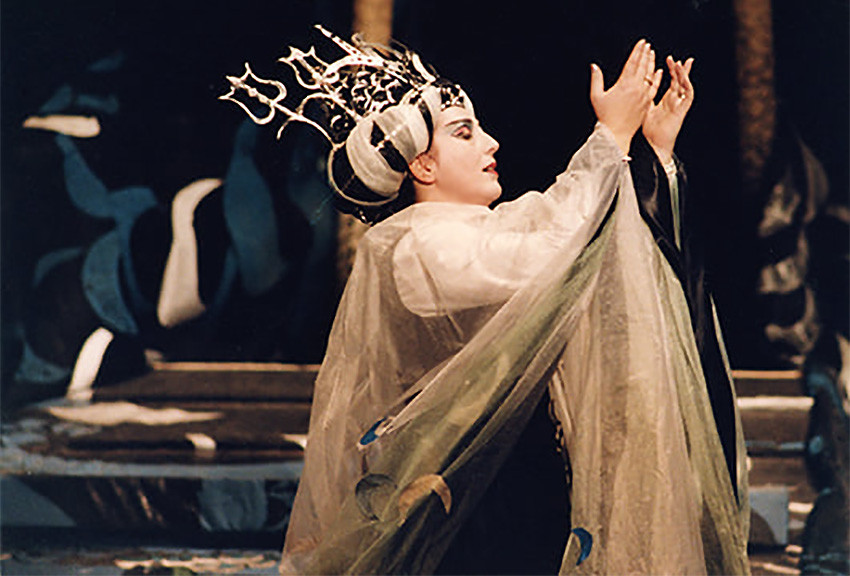 En el papel de la princesa Turandot de la ópera homónima de Puccini