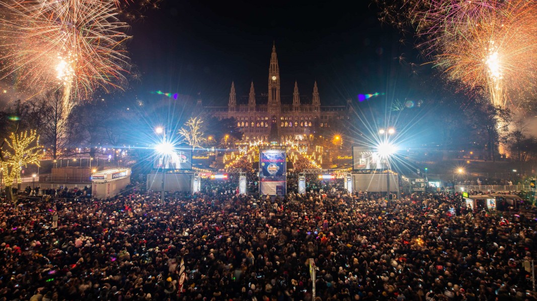 Виена на Нова година, преди да се откаже от фойерверките
