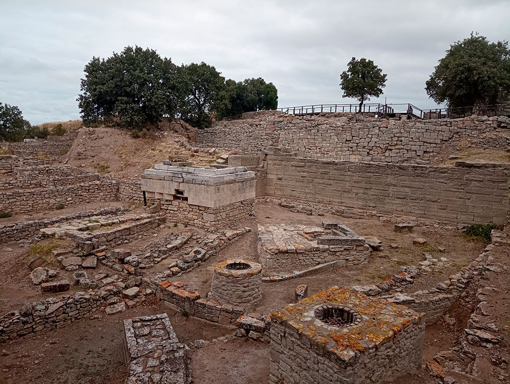 Руините на древния град Троя