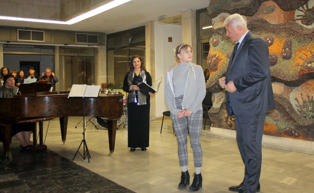 На благотворителния концерт в нейна подкрепа с кмета на Пловдив Здравко Димитров