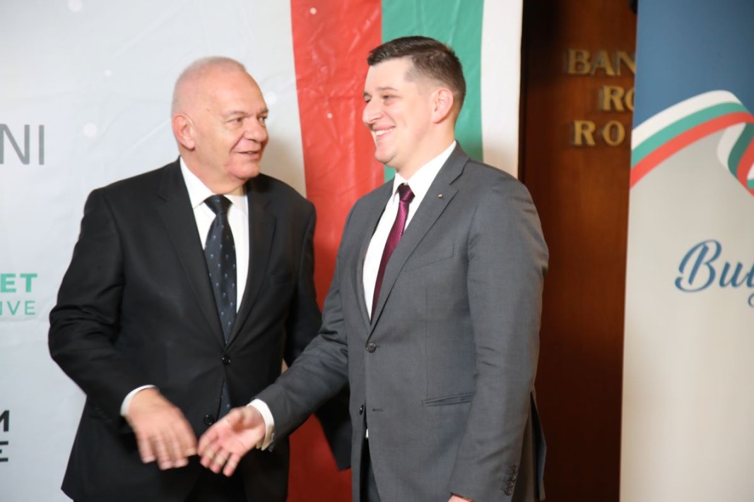 Milen MItev, Director BNR alături la ES. D-l Radko Vlaykov, Ambasadorul Bulgariei în România