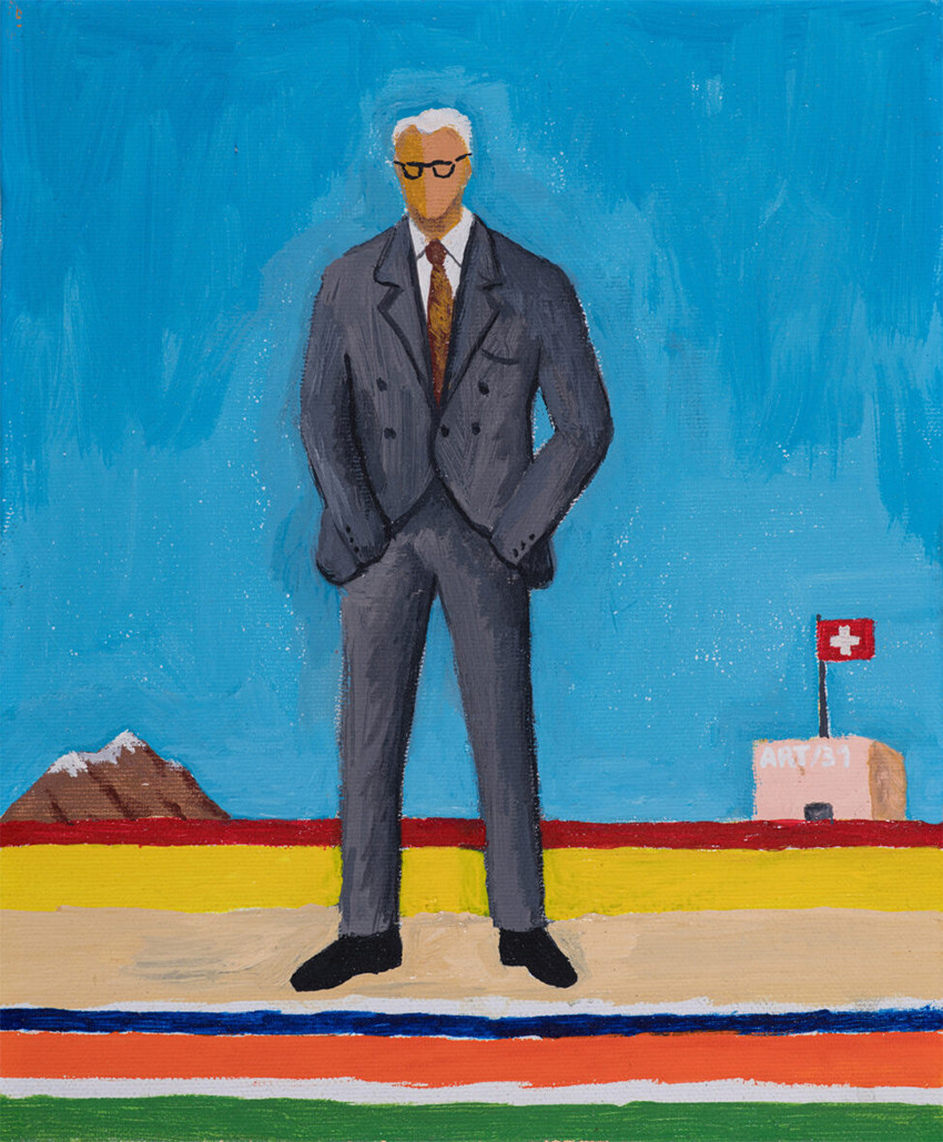 Uros Djuric – Portrait de Gaudenz B. Ruf, 2002