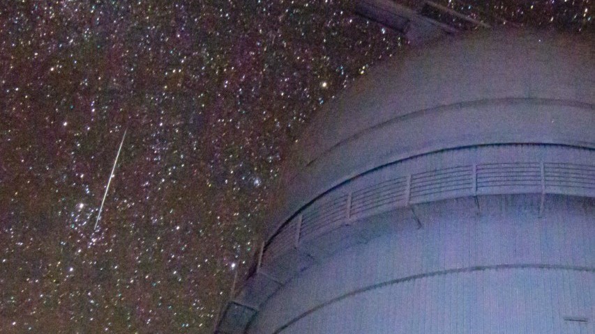  Метеор-Персеид до купола на 2м телескоп на Рожен. 