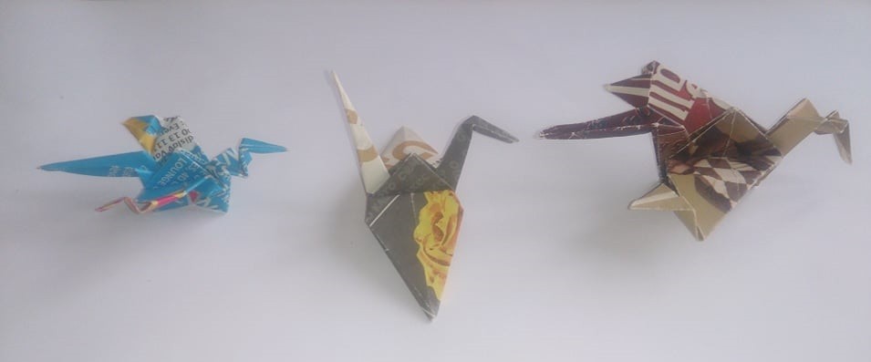 Някои от другите оригами произведения на Николай