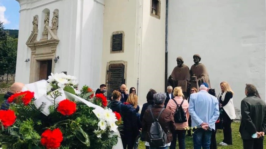 Почит към светите братя Кирил и Методий в Братислава