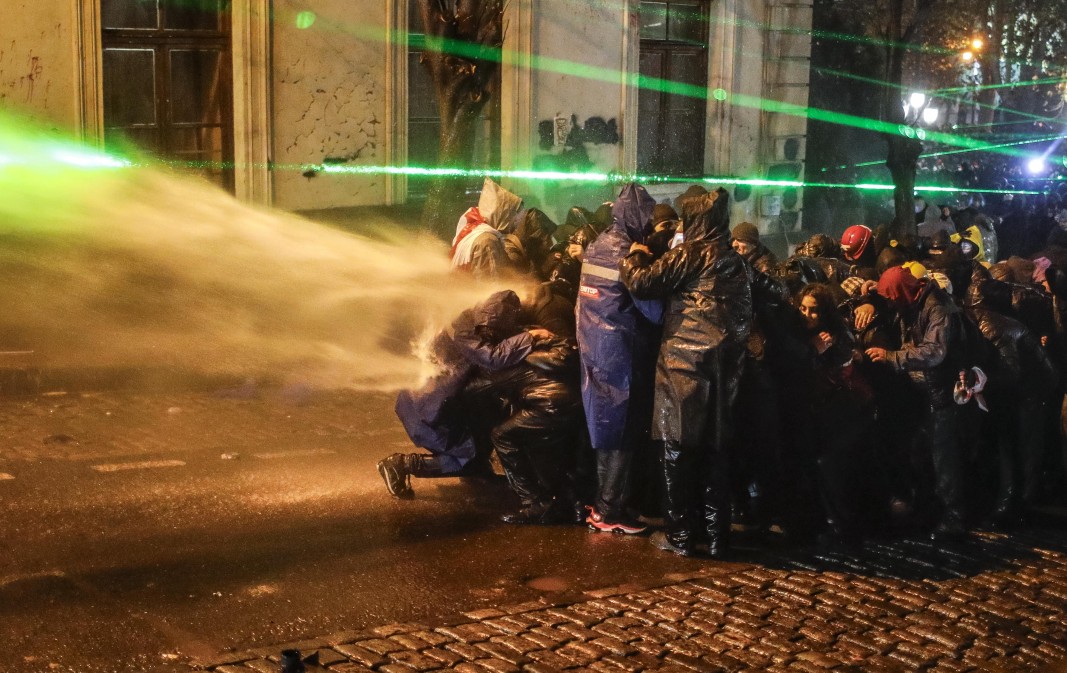 Протести в Тбилиси, снимка БГНЕС