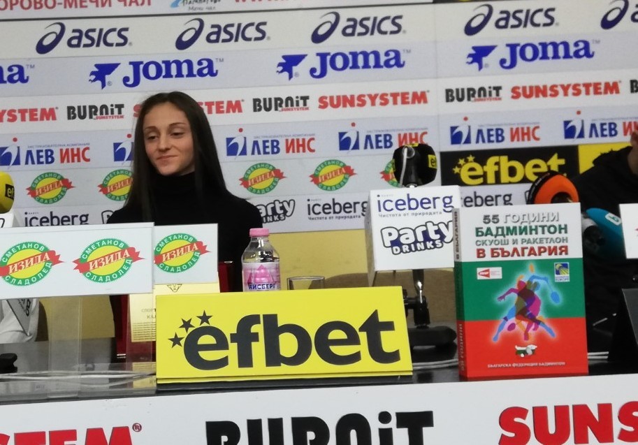  Европейската шампионка за девойки Калояна Налбантова. 