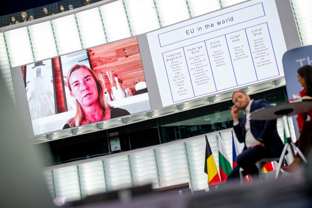 Федерика Могерини с онлайн участие в Конференцията за бъдещето на Европа