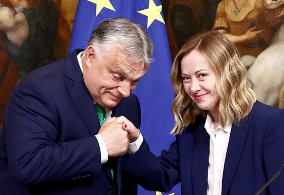 Viktor Orbán dhe Giorgia Meloni