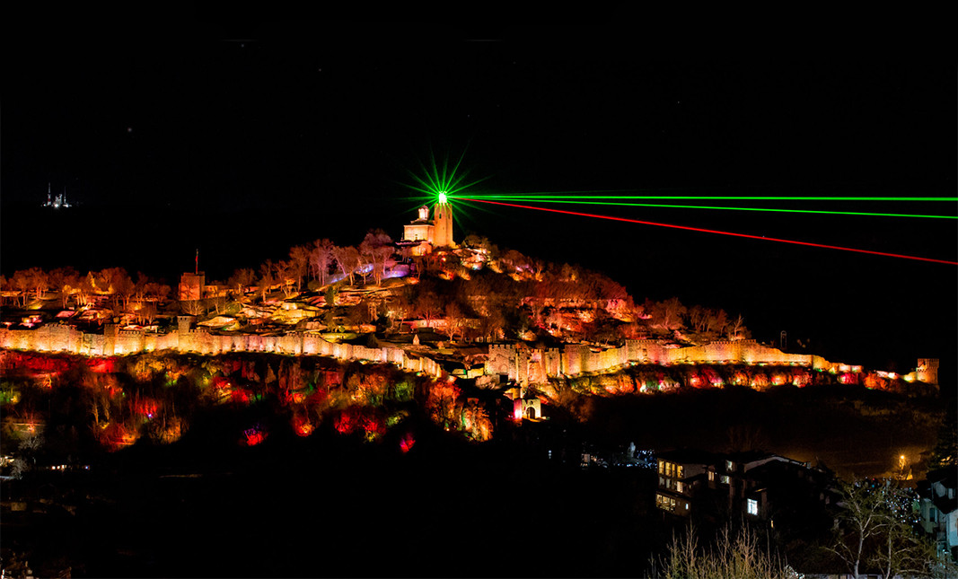 The Sound and Light show at Tsarevets Fortress