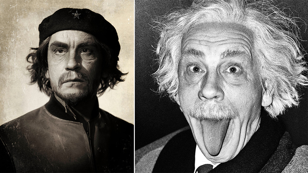 Alberto Korda - Che Guevara (1960), 2014 and Arthur Sasse -  Albert Einstein with his tongue out (1951), 2014