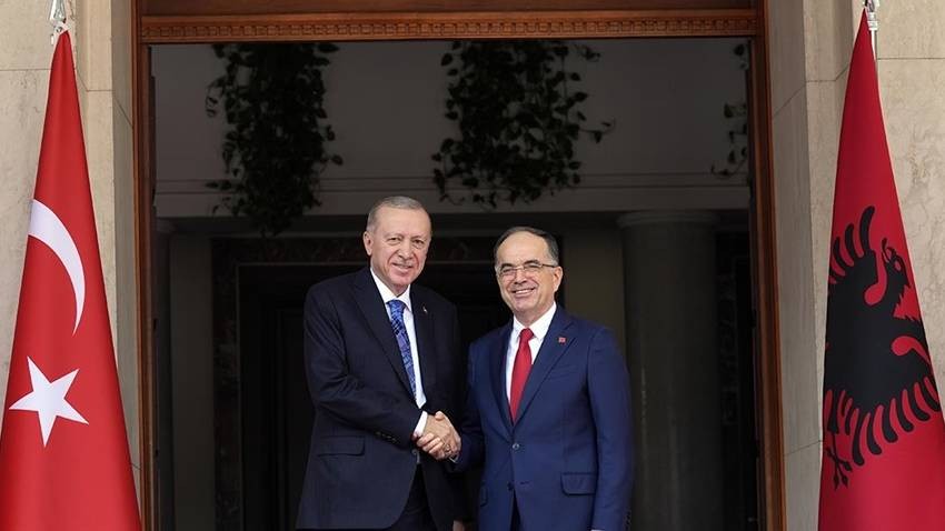 Recep Erdogan and Bajram Begaj