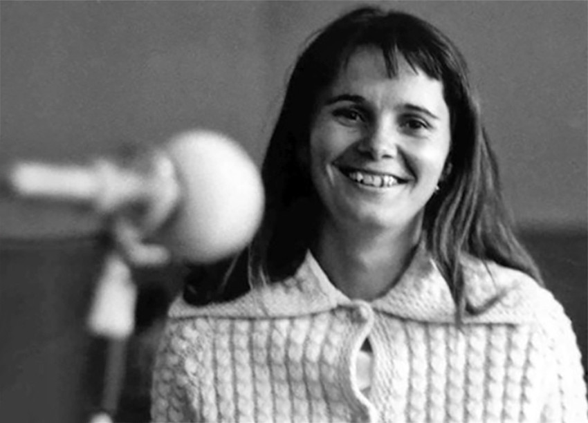 Valja Balkanska gjatë regjistrimit. Foto: Martin Koenig
