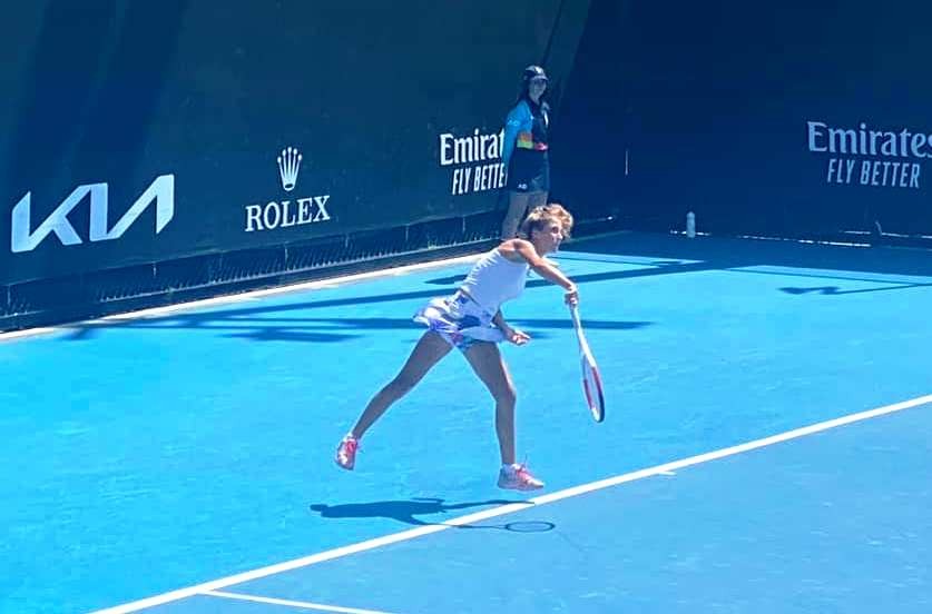 Росица Денчева на Откритото първенство на Австралия.