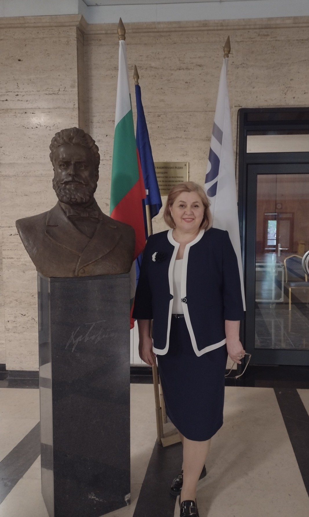 Директор Национальной библиотеки Молдовы Елена Пинтилей в гостях в БНР