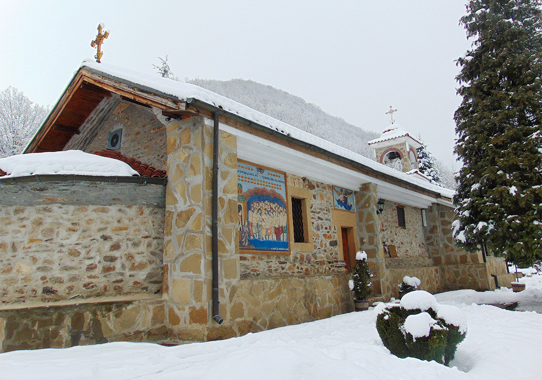 L’Eglise du monastère également construite par le maître Vouno Markov