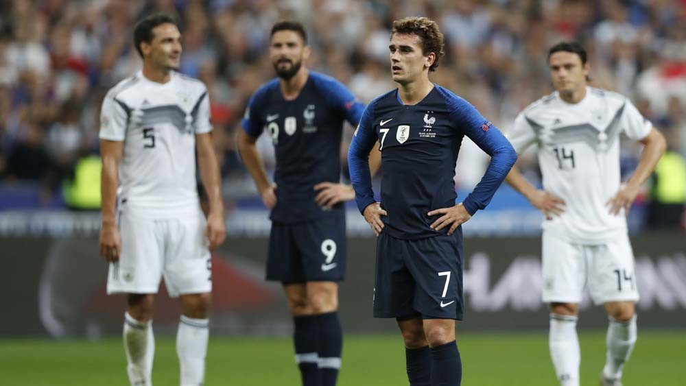 Световният шампион Франция победи Германия с 2:1 на Стад дьо