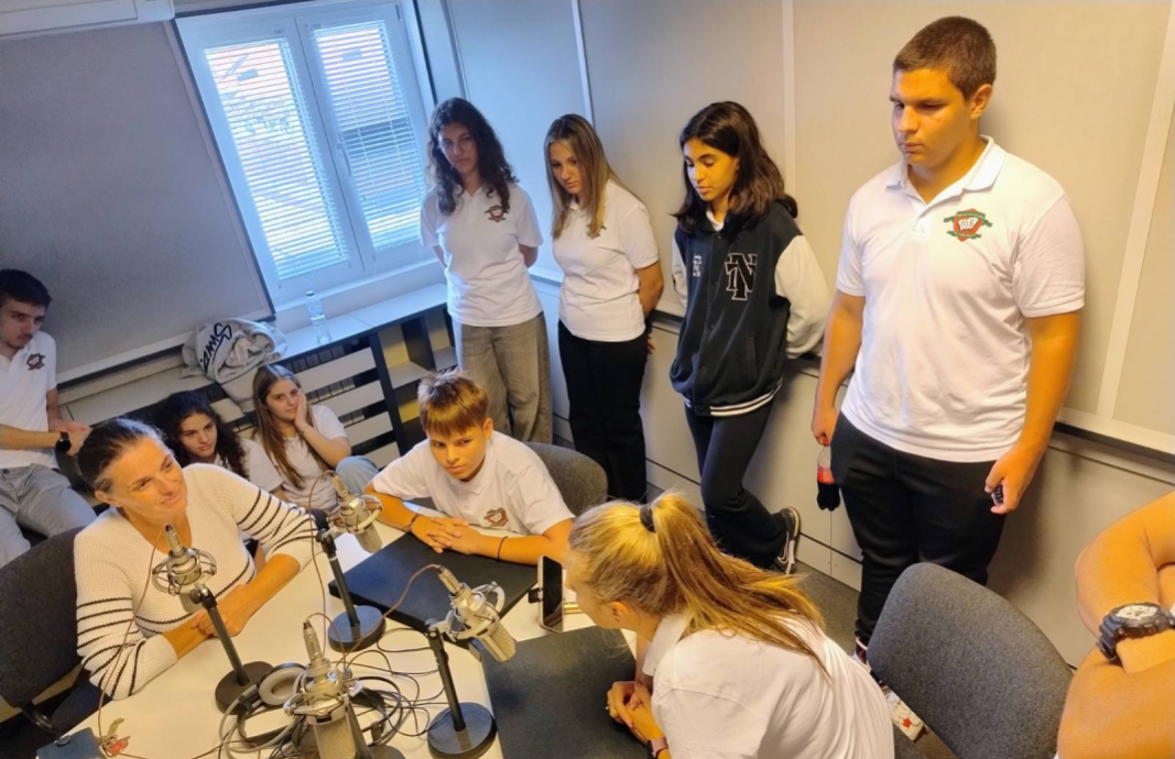 Гостуването на децата от Ларнака в БНР