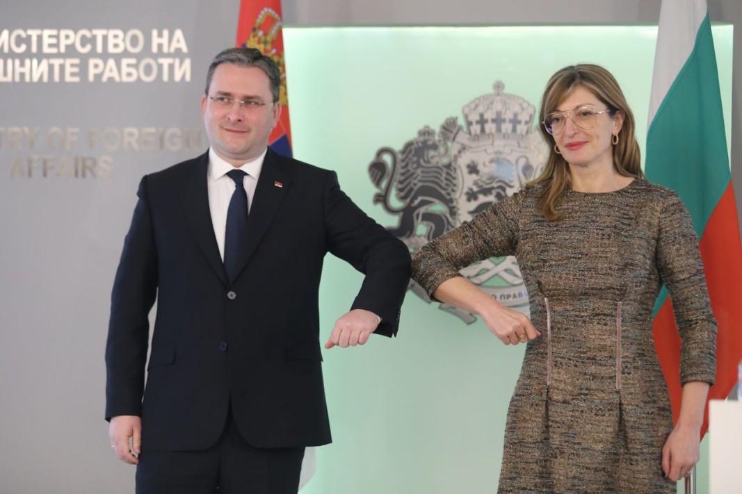 Външният министър Екатерина Захариева със сръбския си колега. Снимка БГНЕС