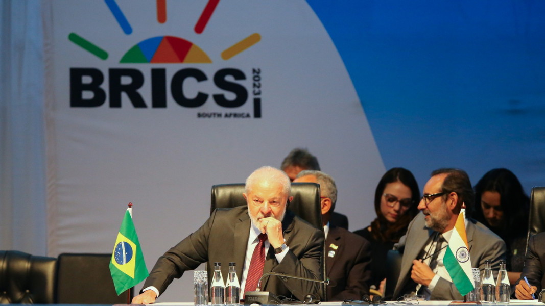 Бразилският президент Лула да Силва на срещата на БРИКС в Йоханесбург, 22-24 август 2023 г.  Снимка: ЕПА/БГНЕС