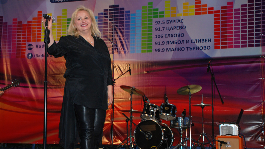 Тони Димитрова на концерт на БНР Бургас