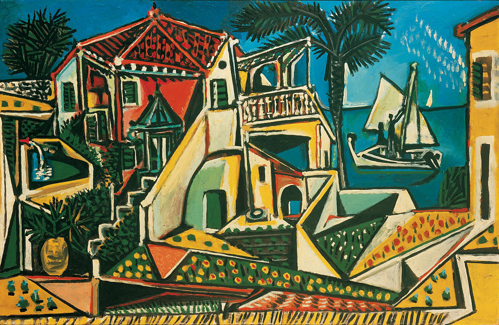 Пабло Пикасо, Средиземнорски пейзаж, 1952