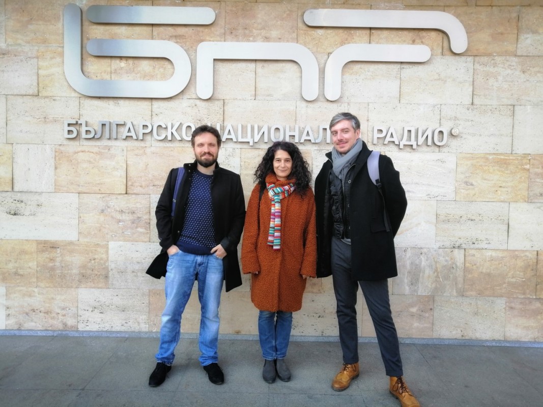  Ангел Тодоров, проф. Десислава Бошнакова, Даниел Ненчев (от ляво надясно) 