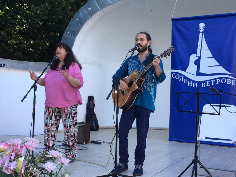 Доротея Табакова и Кирил Петков на фестивала