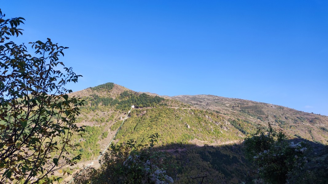 Vista desde el pueblo gorano de Tsarnalevo