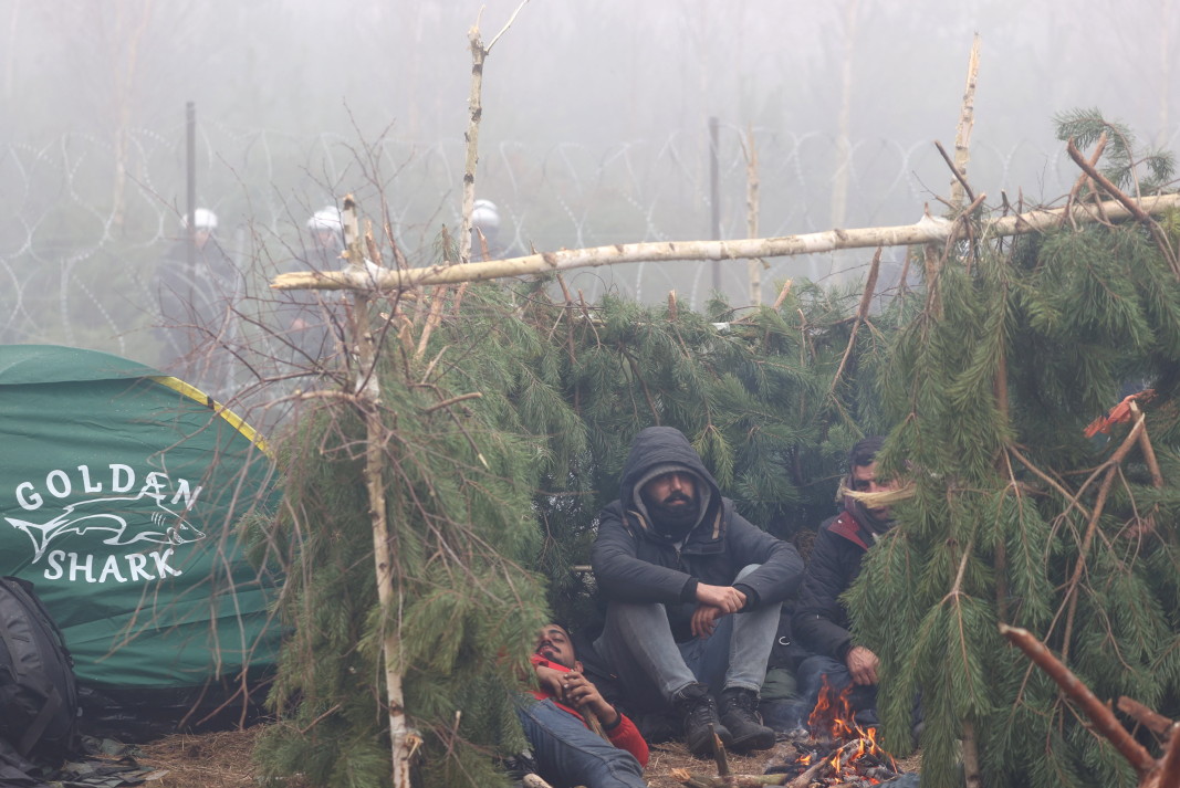  На границата сред Беларус и Полша - 11 ноември 2021 година 