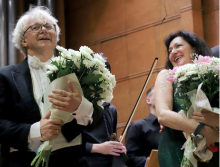 Павел Балев и Красимира Стоянова със Симфоничния оркестър на БНР