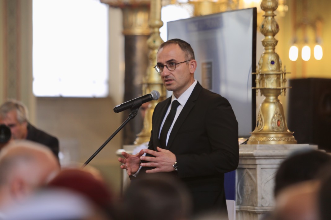 Александър Оскар, председател на организацията на евреите в България 'Шалом'/БГНЕС