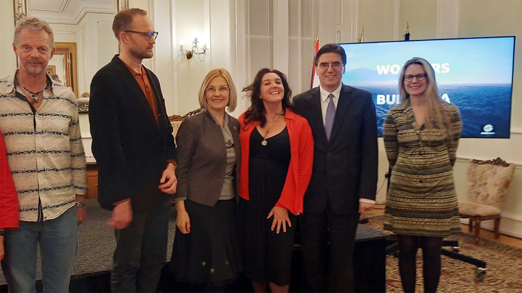 Bettany Hughes à l'ambassade de Bulgarie à Londres