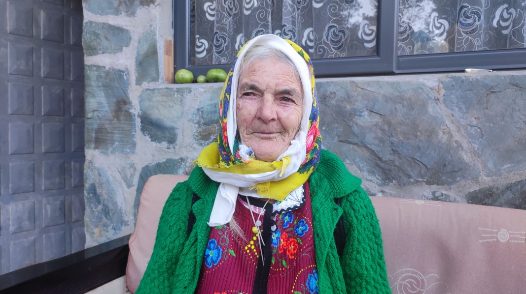 Grandma Kadire from the village of Tsarnalevo in Gora region