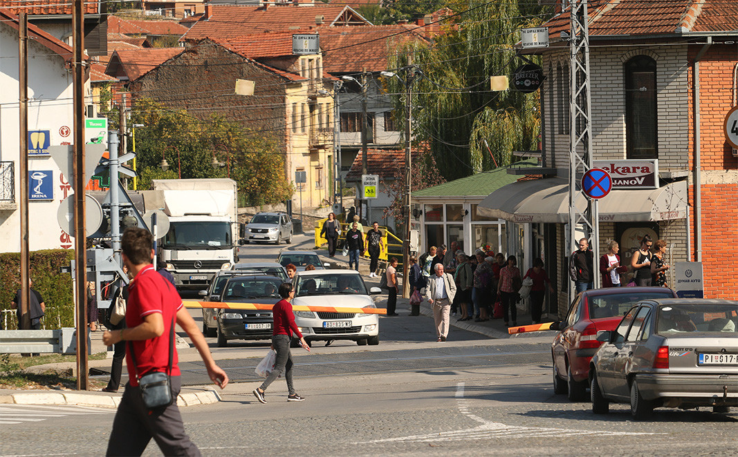 The town of Tsaribrod in the Western Outlands, Serbia