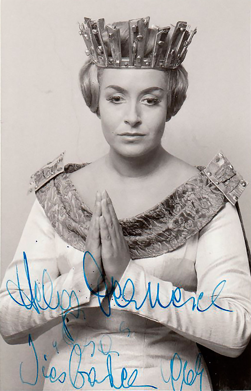 Хелга Дернеш като Елизабет в „Танхойзер“