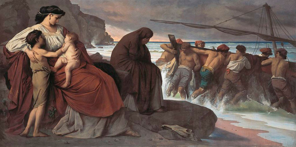 „Медея“, Anselm Feuerbach, 1879 г.