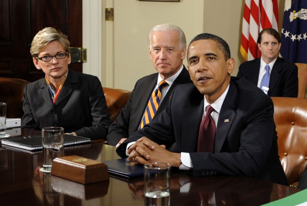 Джо Байдън и Барак Обама в Белия дом - юни 2009