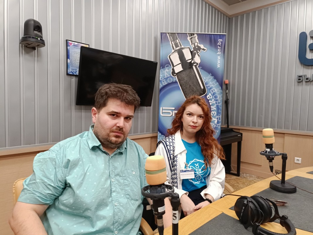 Теодора Гамизова и доц. Славил Пейков; Снимка: Ясен Вакашински