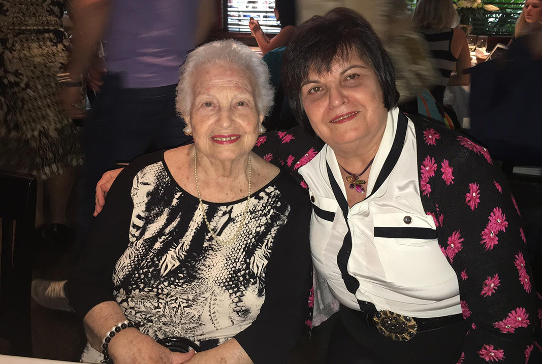 Shoshana with her mother Lina Baruch, founder of Casa Bulgara