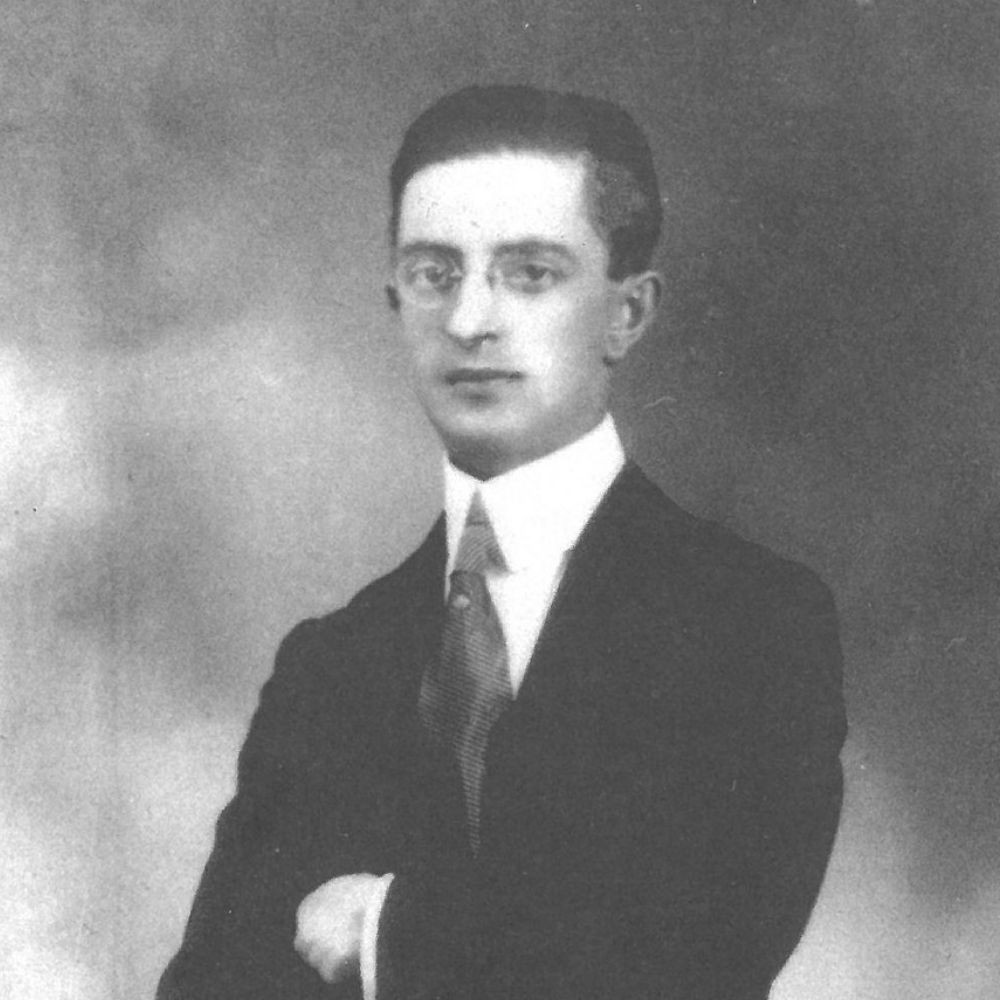 El prof. Dimitar Atanasov como estudiante en EE. UU., 1919