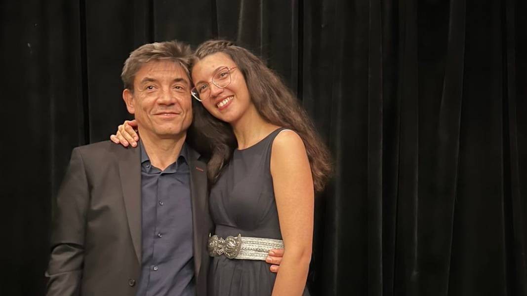 Georgi Andreev dhe vajza e tij Kalina
