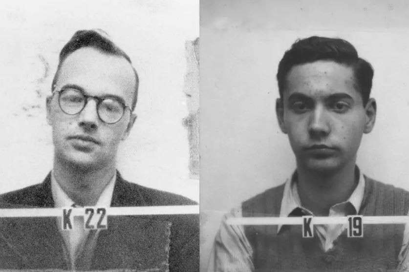 Двамата шпиони в Лос Аламос - Клаус Фукс (л) и Теодор Хол (д)