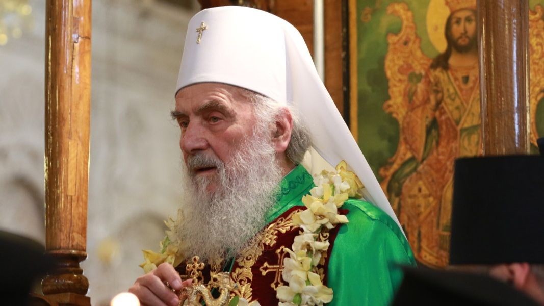 Patriarche Iriney de Serbie /  Photo : EPA/BGNES