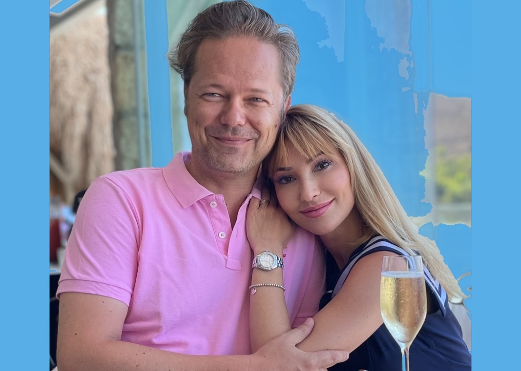Angatscheva and her husband. Photo; Facebook/ Donka Angatscheva