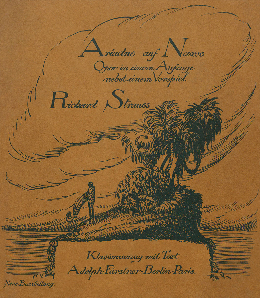 Партитура на „Ариадна на Наксос“, 1916 г.