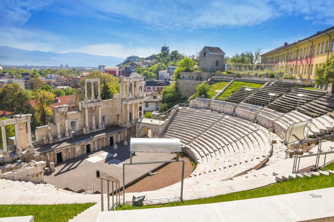Ancient amphitheatre in Plovdiv