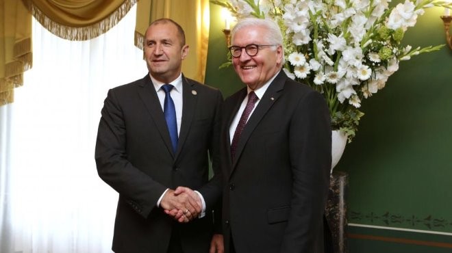Президентите на България и Германия Румен Радев и Франк-Валтер Щайнмайер